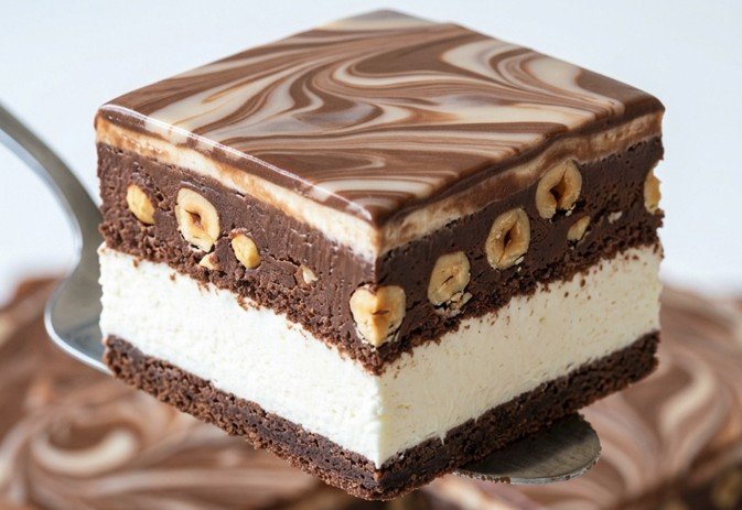 Čokoladna Lješnjak Torta: Raskošni mramorni užitak
