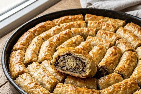 Savršena Pita sa Pečurkama: Tehnologija Hrskavih Slojeva