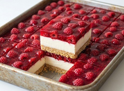 Torta Malina i Bijela Čokolada: Savršene ljetne kocke bez pečenja