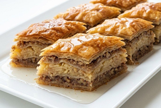 Sočna Baklava sa Jabukama i Orasima: Tradicionalni ukus u jesenjem ruhu